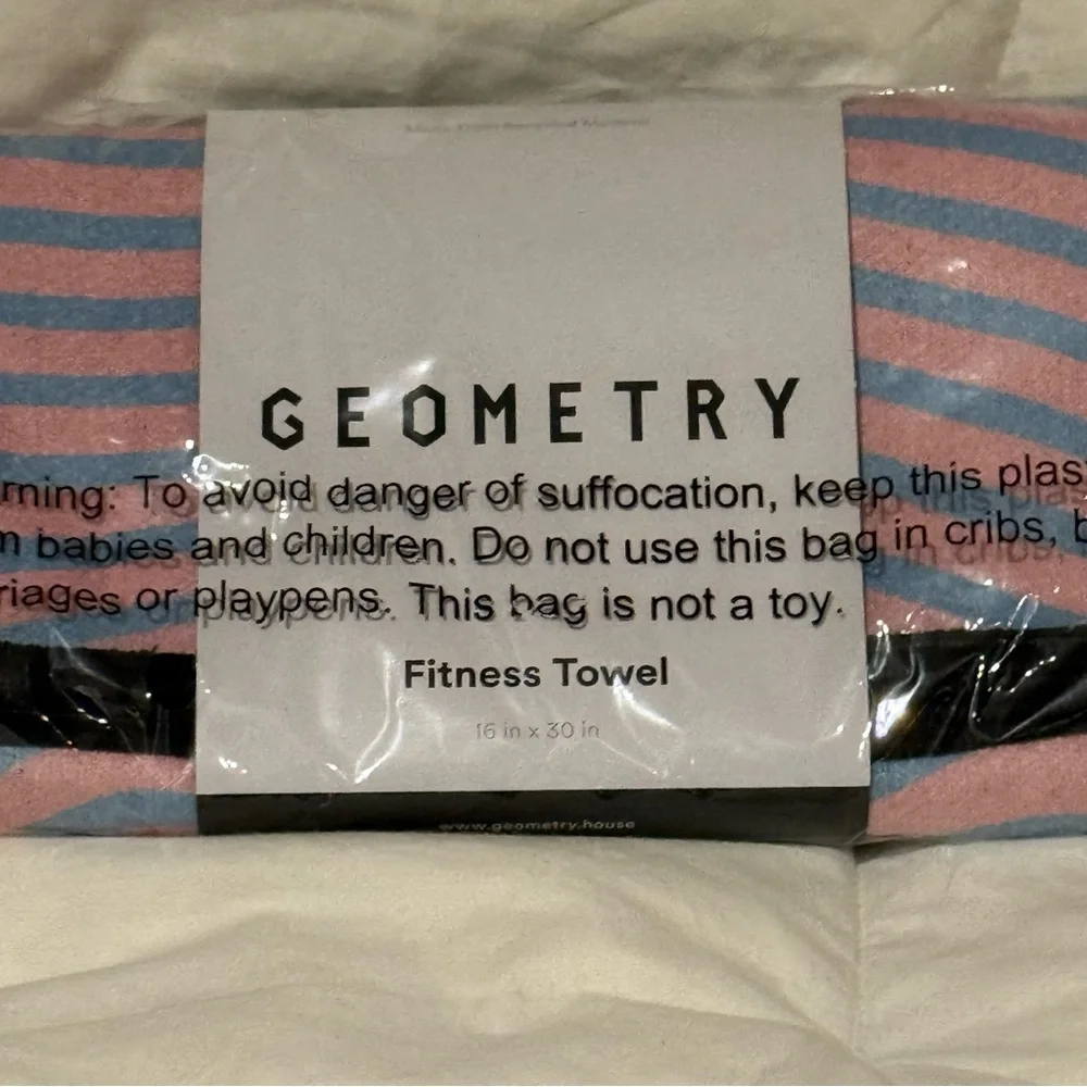 Geometry Vibe Check Fitness Towel